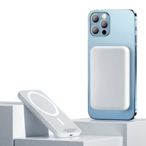 Baterie Externa Wireless MagSafe Slim 5000mAh Putere 15W