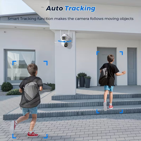 Cameră de supraveghere cu lentilă dublă 1920P