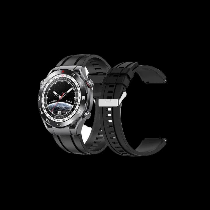 Smartwatch G5 Max Doty®, cu 2 bratari incluse si incarcator, Cadran personalizat NFC AI Asistent vocal, Sport Tracker inteligent, 1.6 inch