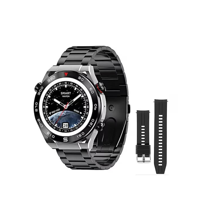 Smartwatch G5 Max Doty®, cu 2 bratari incluse si incarcator, Cadran personalizat NFC AI Asistent vocal, Sport Tracker inteligent, 1.6 inch